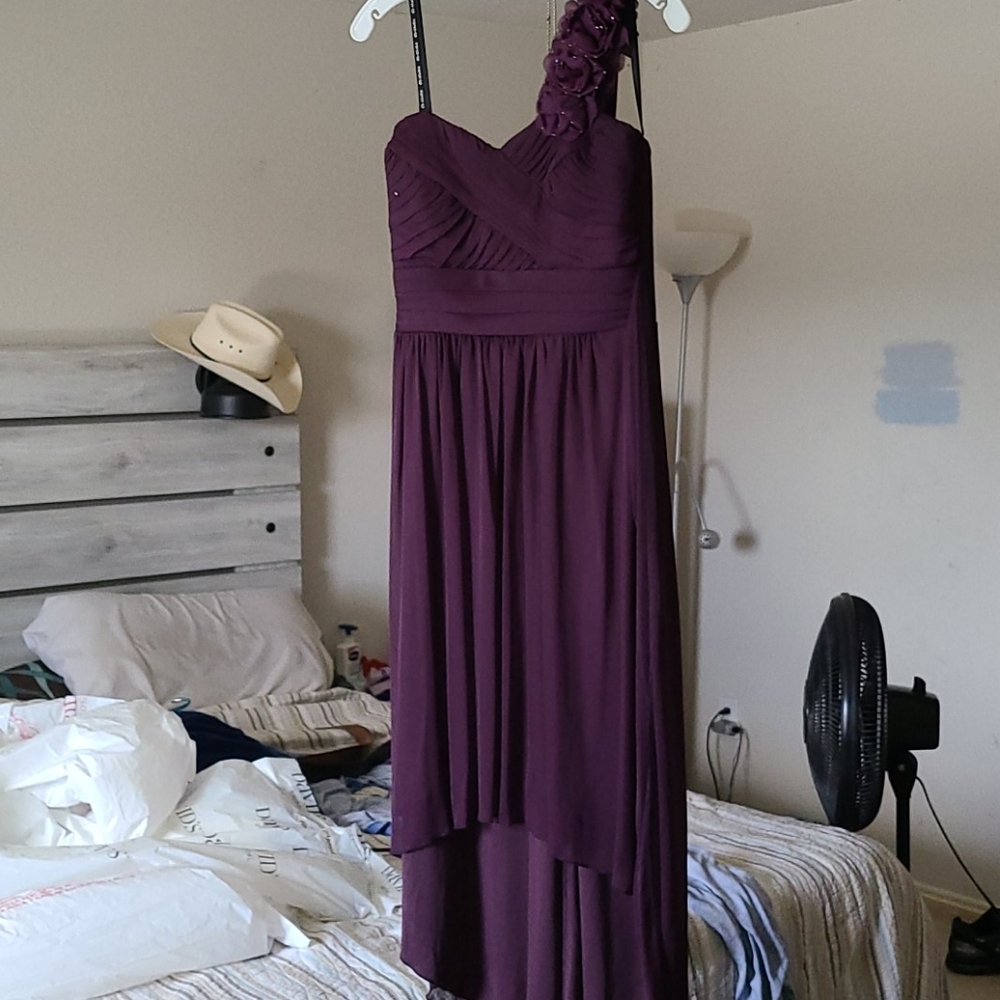 Purple bridesmaid dress
